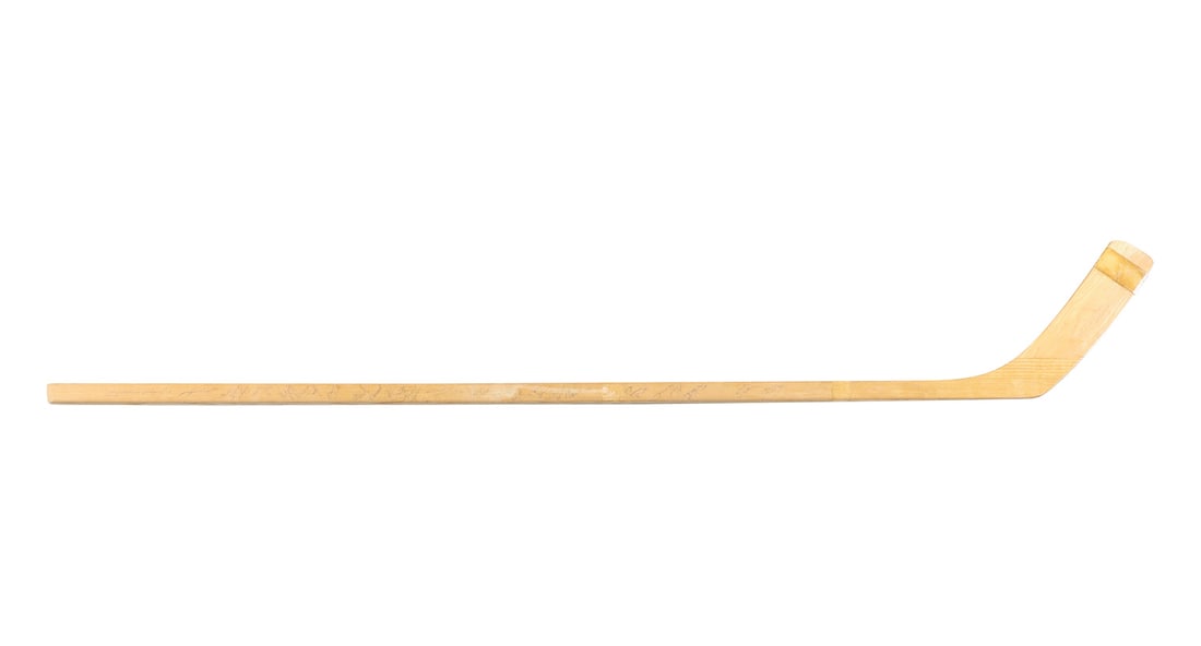 1968-1969 Toronto Maple Leafs Team Signed Stick - 9