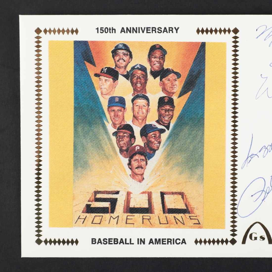 500 Home Run Club Signed Envelope - 2