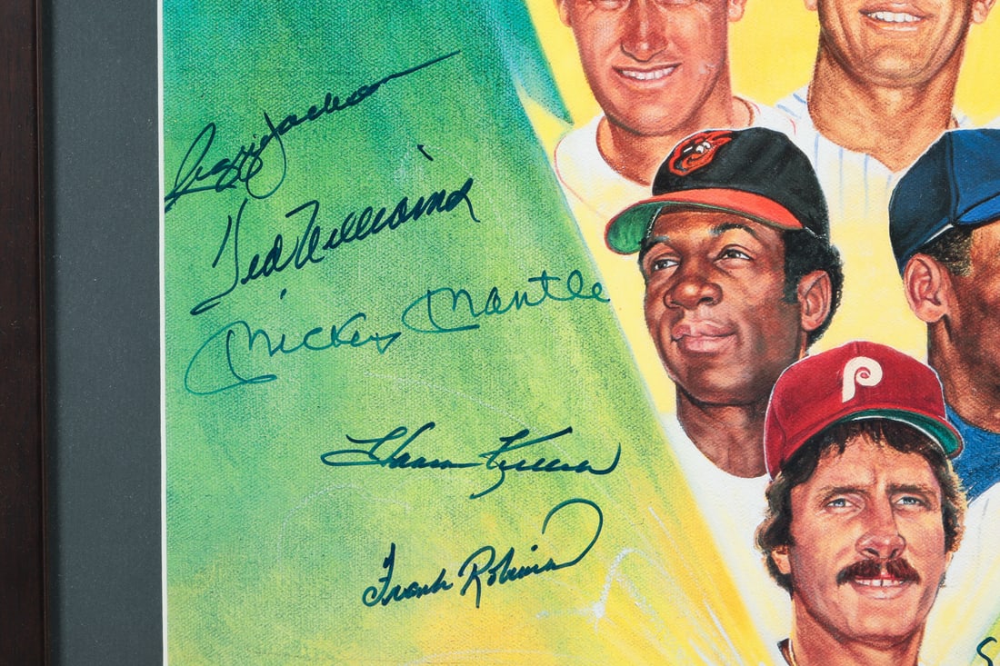500 Homerun Club Signed Print - 2