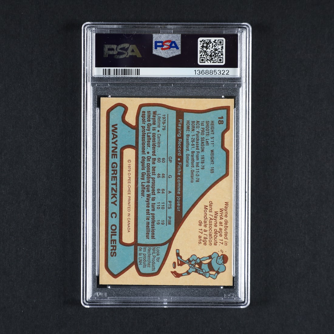 1979-1980 O-Pee-Chee #18 Wayne Gretzky (PSA 5 EX) w/ Complete Set - 3