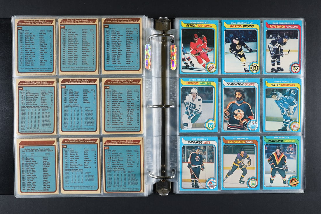 1979-1980 O-Pee-Chee #18 Wayne Gretzky (PSA 5 EX) w/ Complete Set - 8