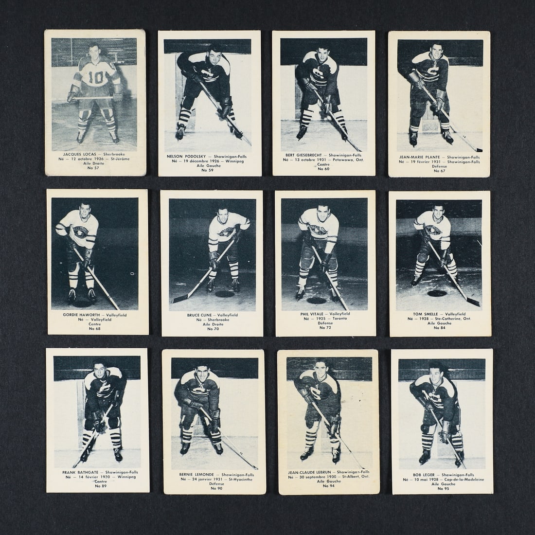 1952-1953 Bedard & Donaldson (Laval Dairy) QSHL Partial Set (37/121) - 3