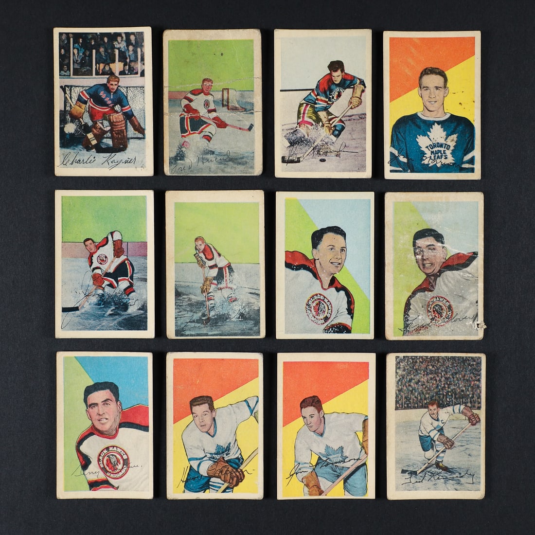 1952-1953 Parkhurst Partial Set (59/105) w/ 14 Extras - 5