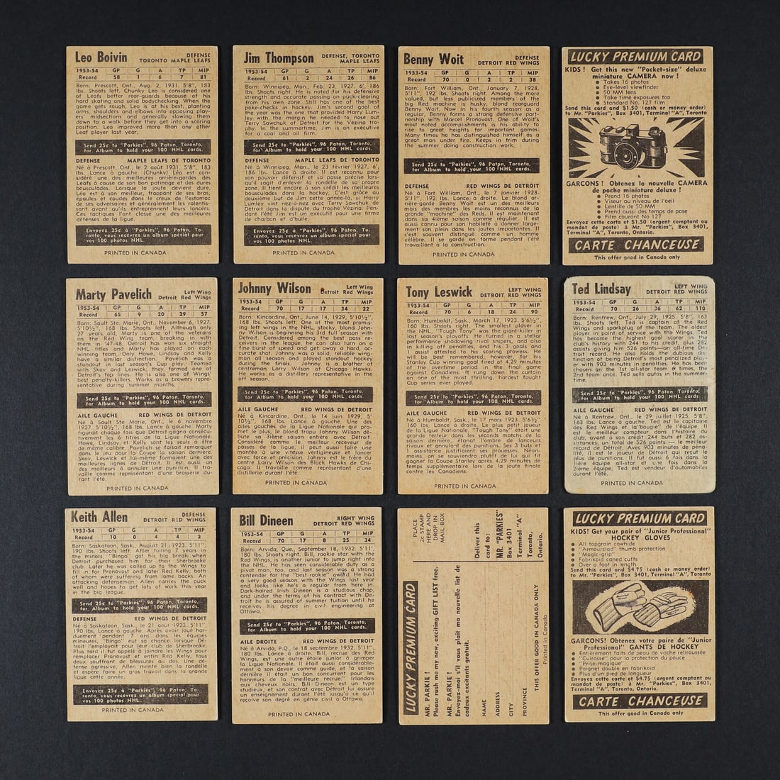 1954 Parkhurst Partial Set (58/100) - 6