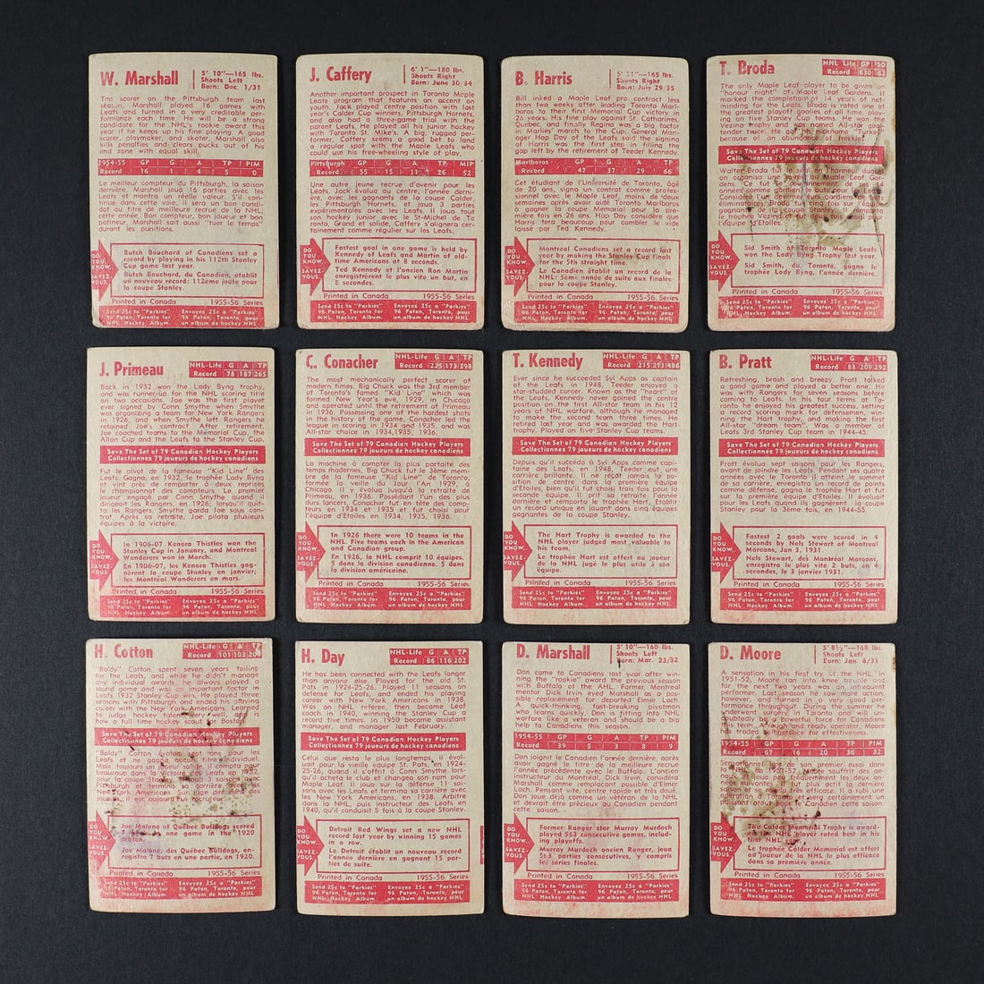 1955 Parkhurst Partial Set (53/79) - 4