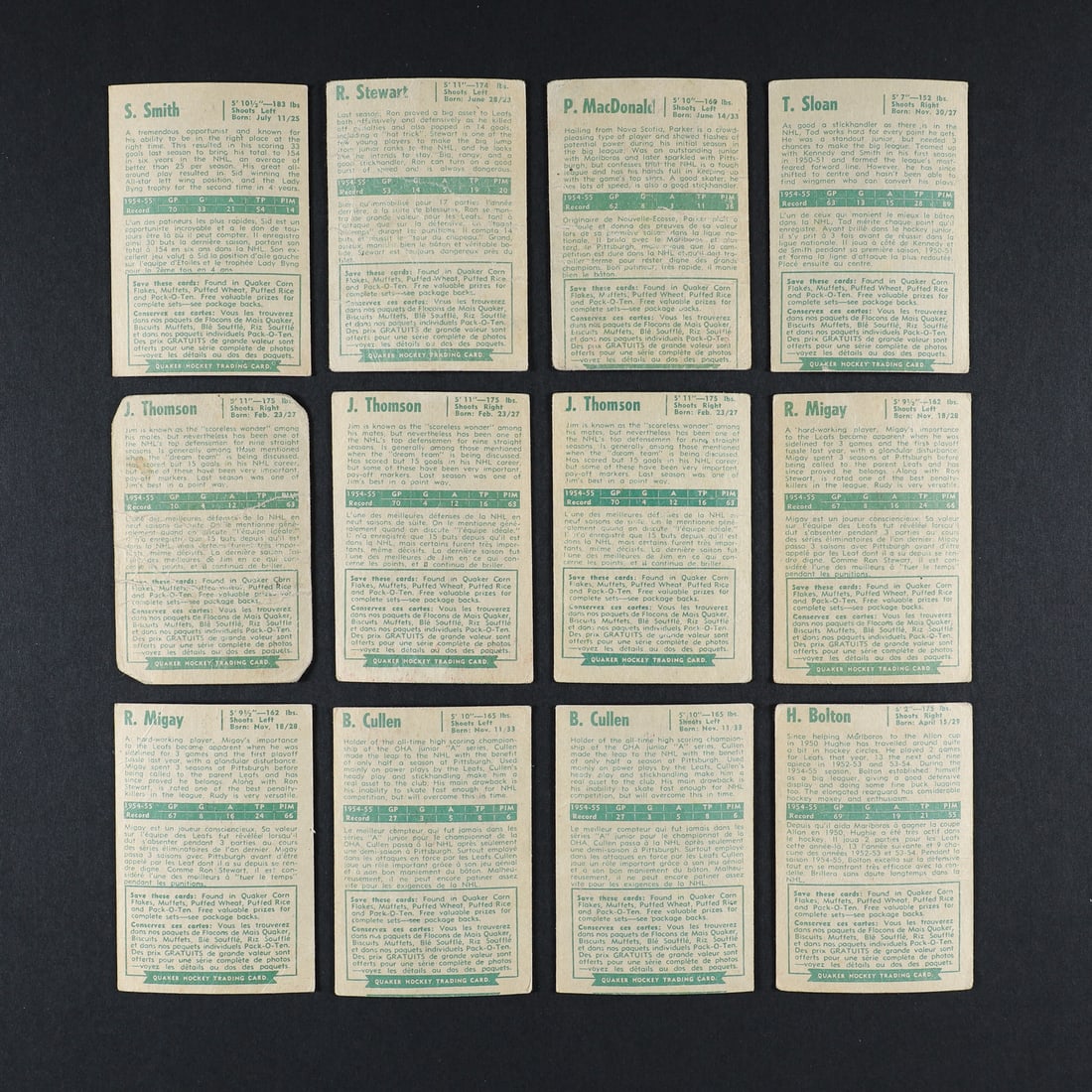 1955 Quaker Oats Grouping (39) - 2