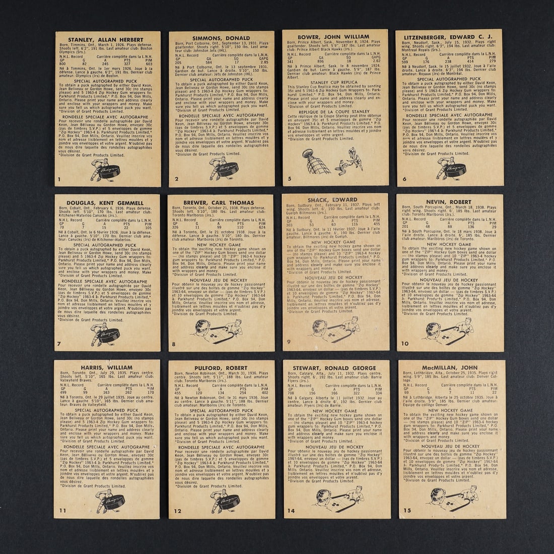 1963-1964 Parkhurst Partial Set (76/99) - 4
