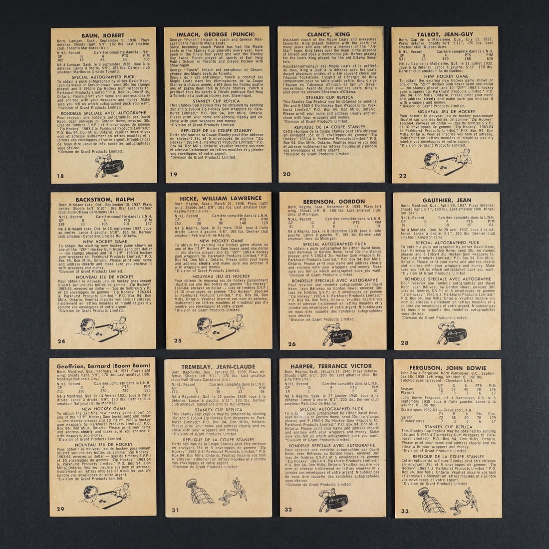 1963-1964 Parkhurst Partial Set (76/99) - 6
