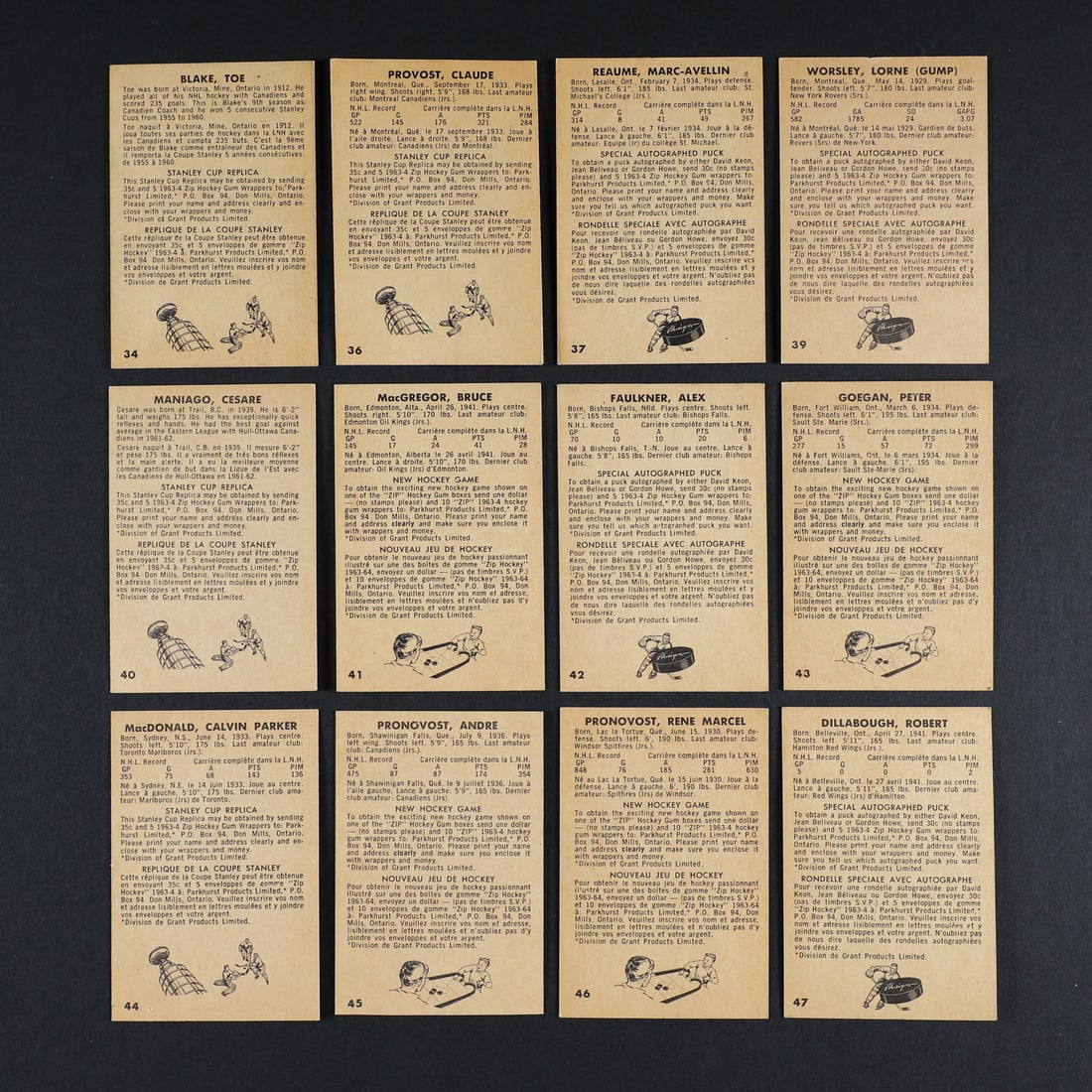 1963-1964 Parkhurst Partial Set (76/99) - 8
