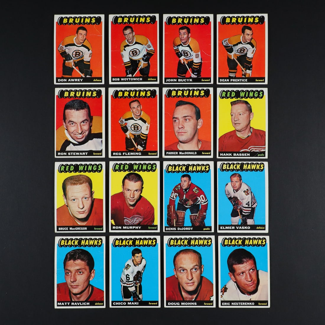 1965-1966 Topps Hockey Partial Set (85/128) w/ 29 Extras - 13