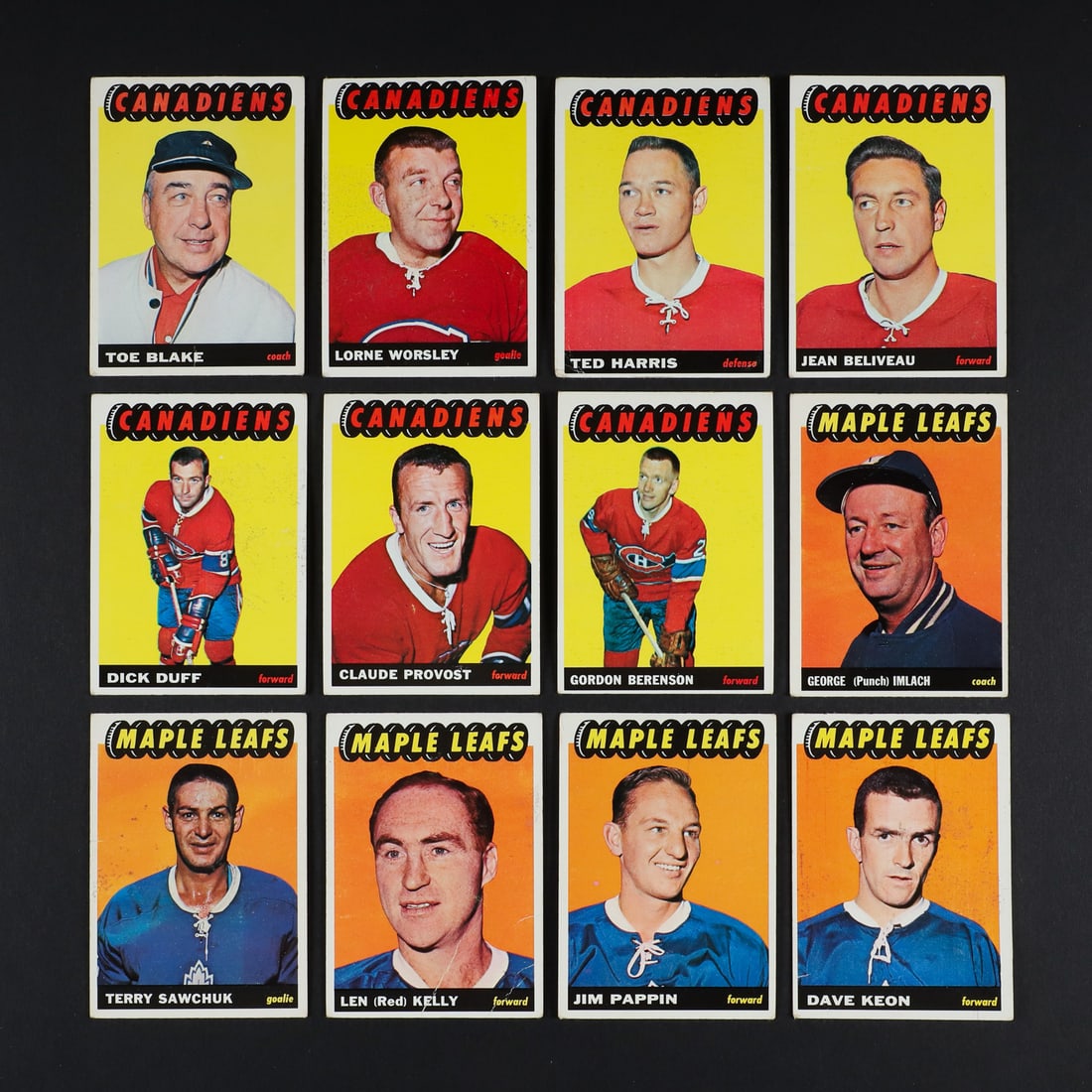 1965-1966 Topps Hockey Partial Set (85/128) w/ 29 Extras - 3