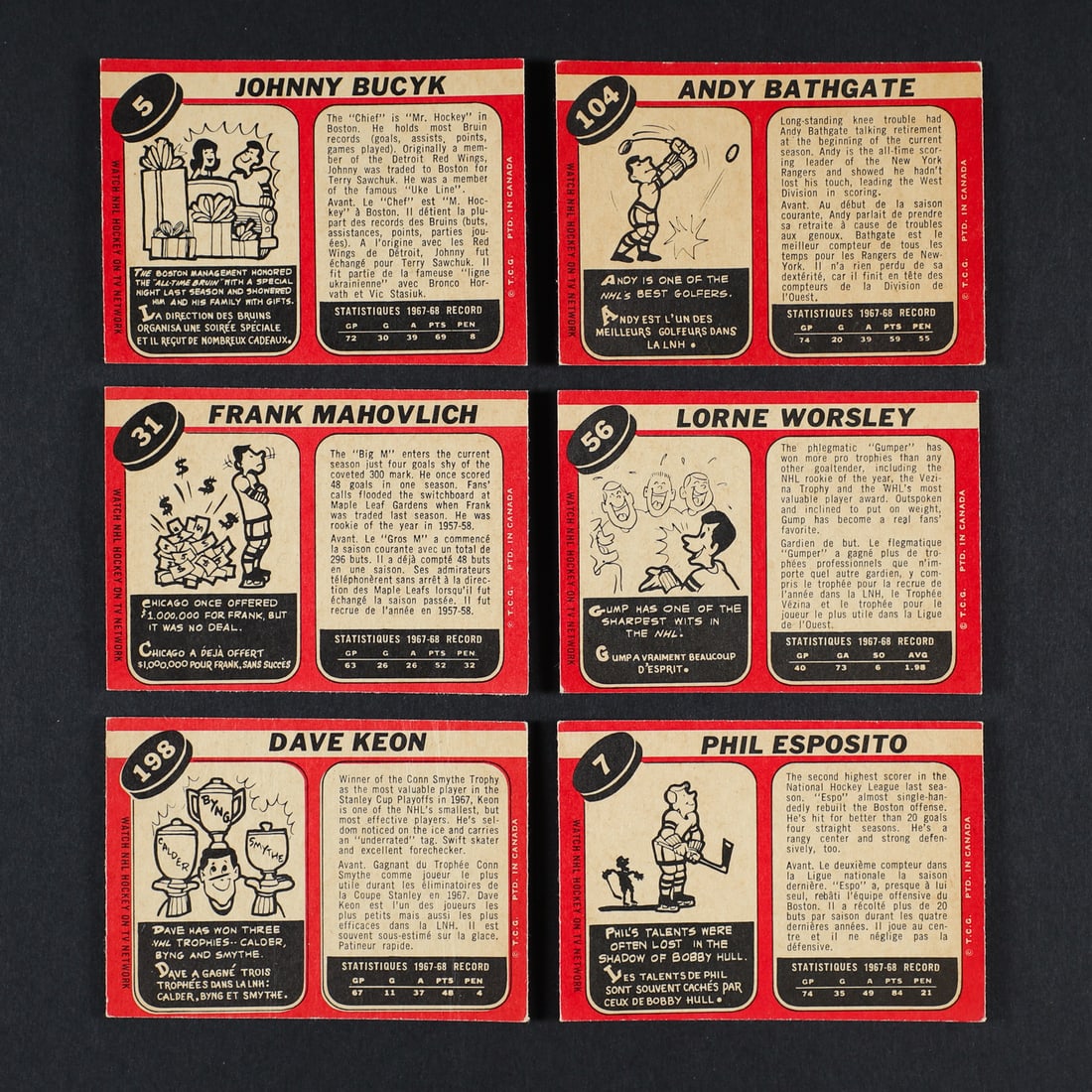 1968-1969 O-Pee-Chee Partial Set (154/216) - 6