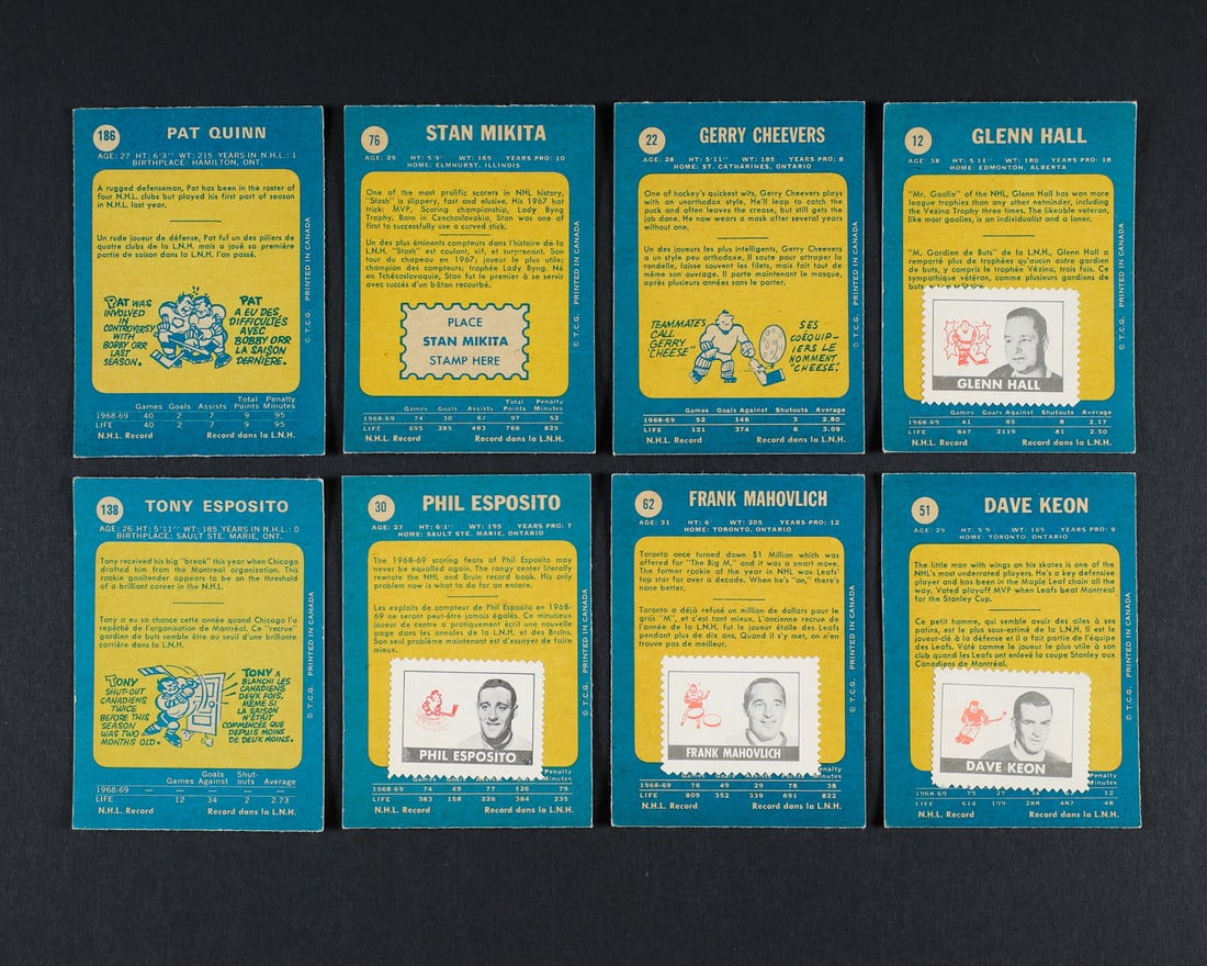 1969-1970 O-Pee-Chee Hockey Grouping (99/232 w/ Inserts) - 9