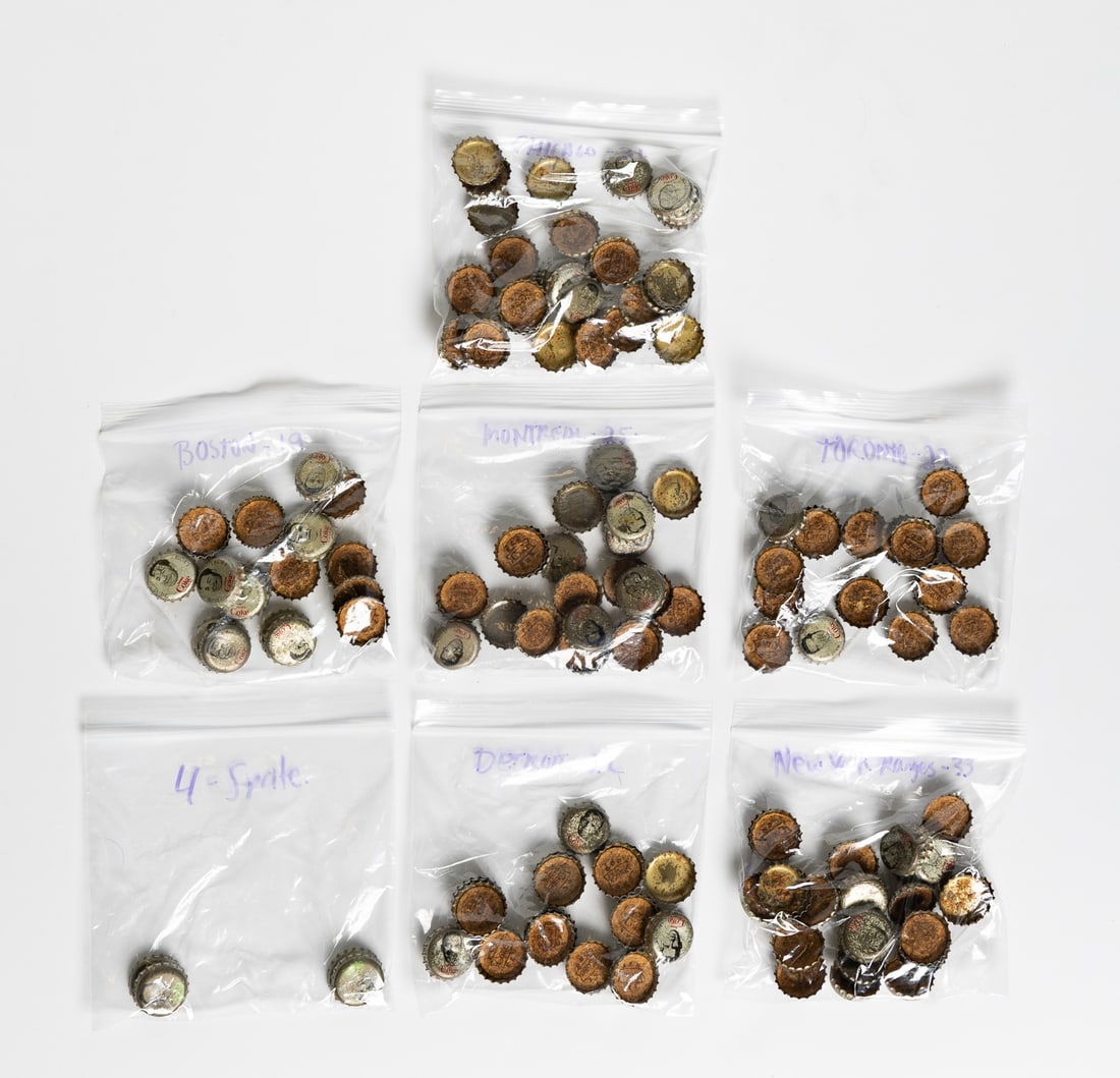 1964-1965 Coca Cola Caps Complete Sets (2) w/ Extras (156) - 8
