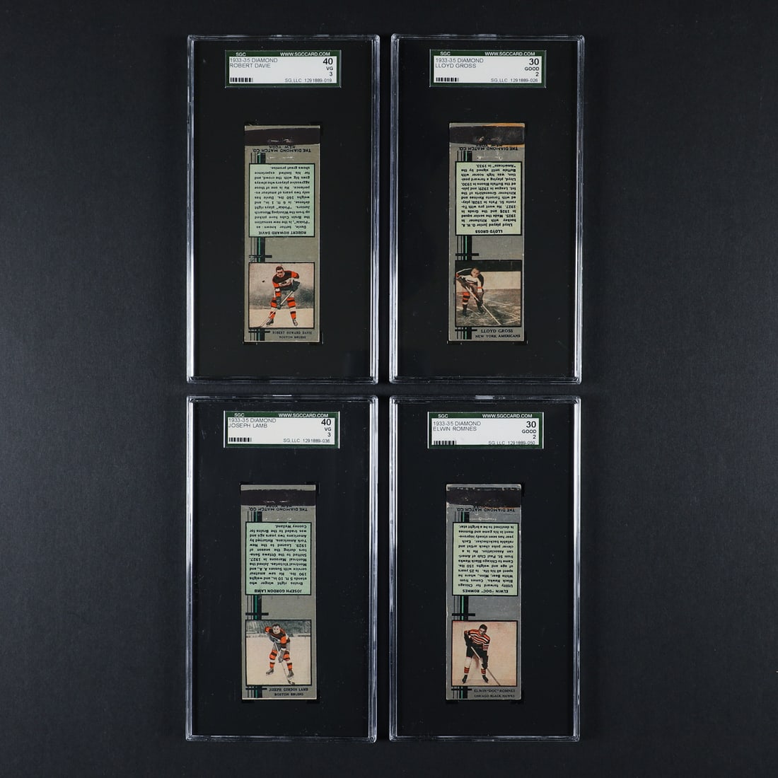 1933-1935 Diamond Hockey Match Holders (28) - 9