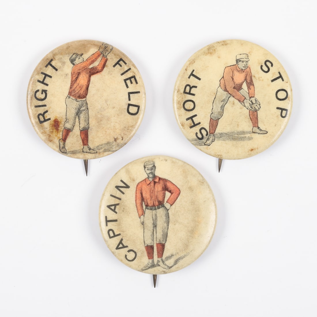 Early Baseball Pinbacks (5) - 2