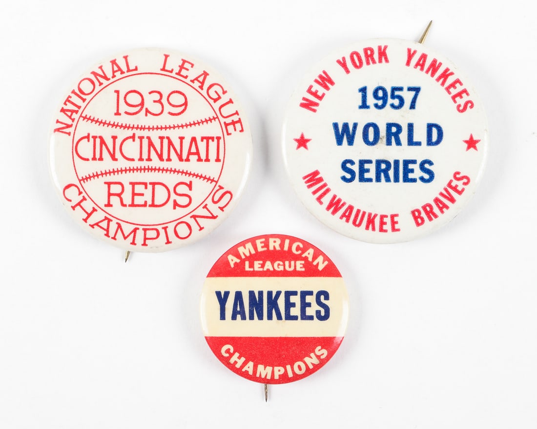 1930s-1950s MLB Championship Pins (5) - 5