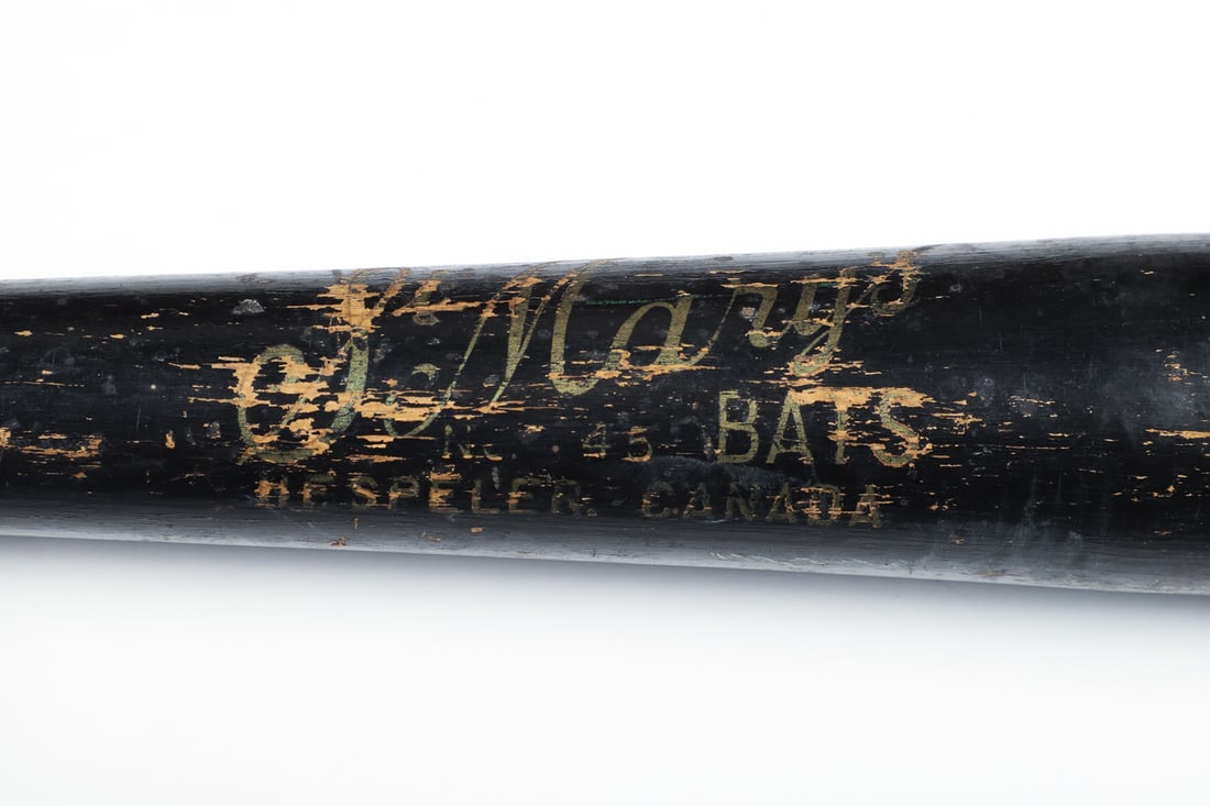 Early Baseball Mitts and Bats (12) - 20