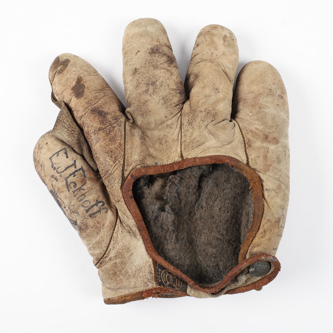 Early Baseball Mitts and Bats (12) - 4