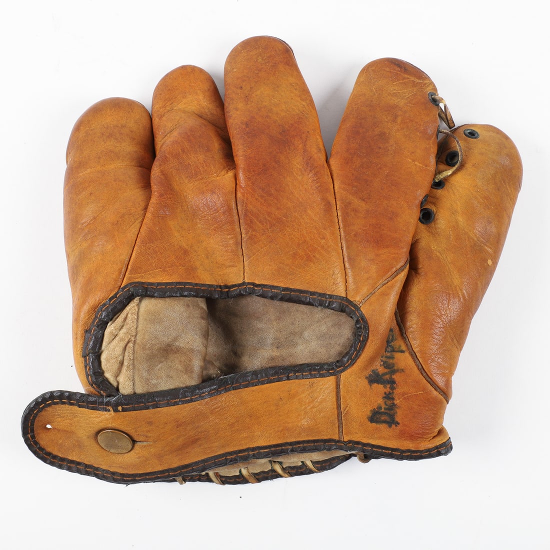 Early Baseball Mitts and Bats (12) - 6