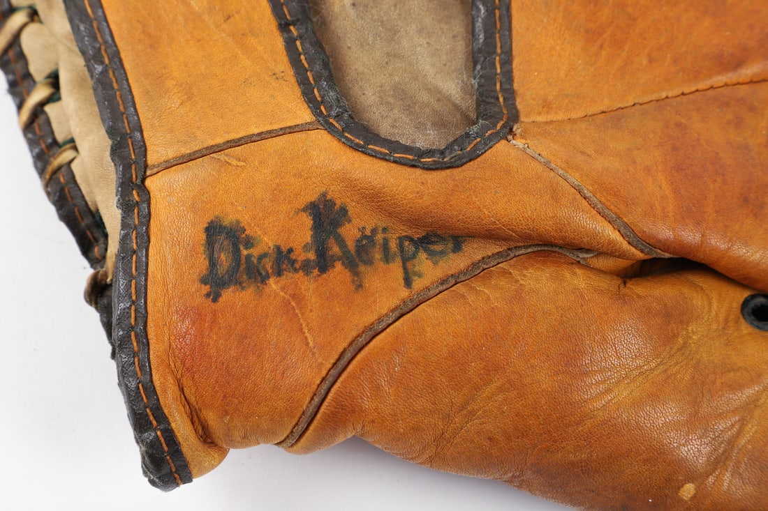 Early Baseball Mitts and Bats (12) - 7