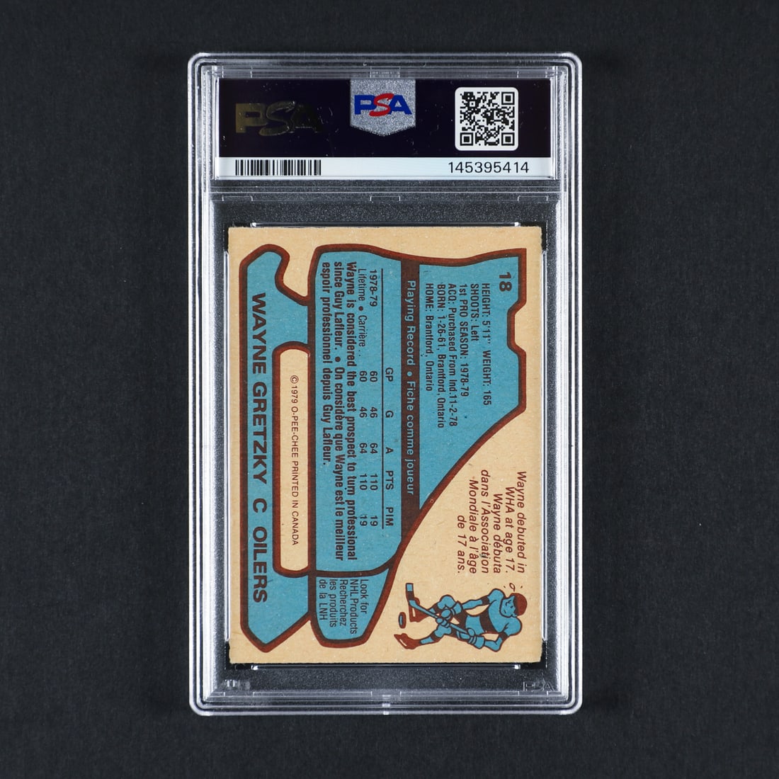 1979-1980 O-Pee-Chee #18 Wayne Gretzky (PSA 5 EX) - 2