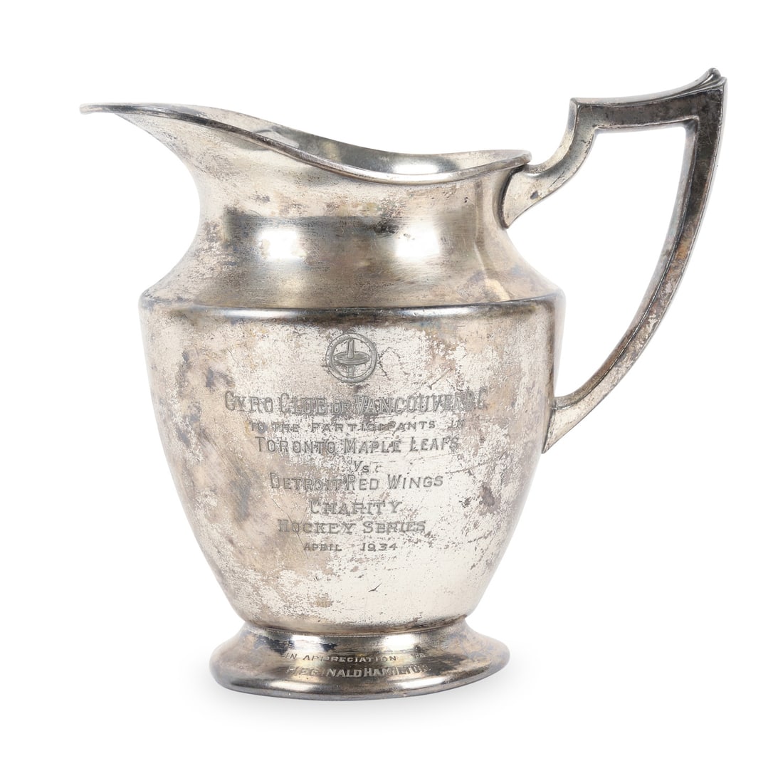 1934 Gyro Cup Presented to Reginald Hamilton w/ Program - 2