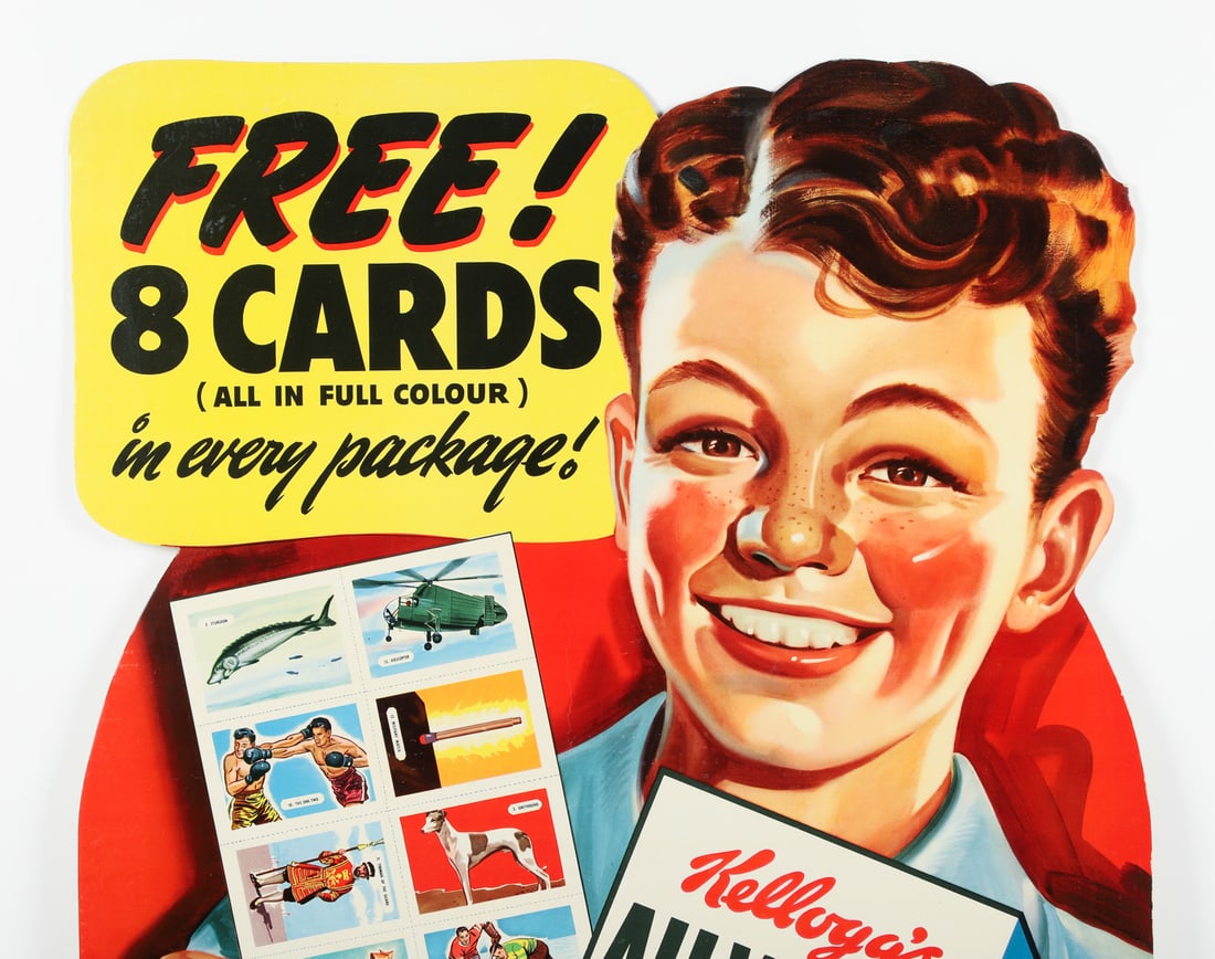 1946 Kellogg's Easel Back Card Promotional Sign - 2