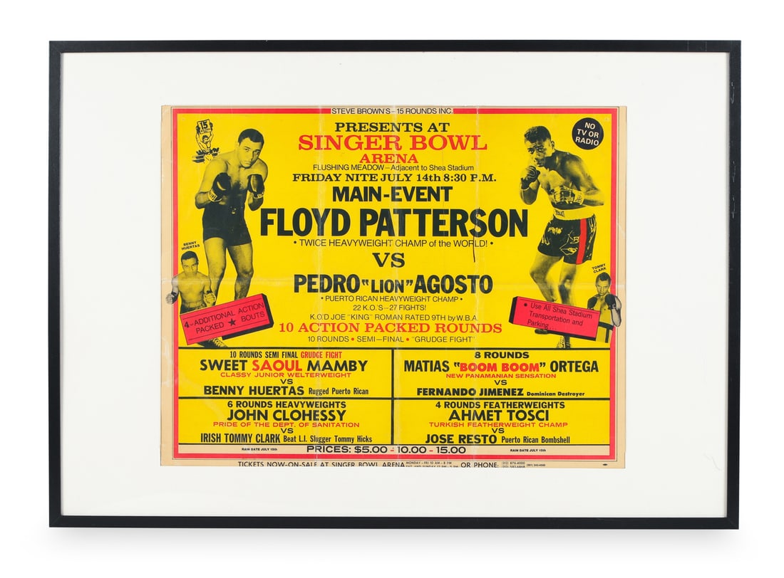 Ali and Patterson Boxing Posters - 2