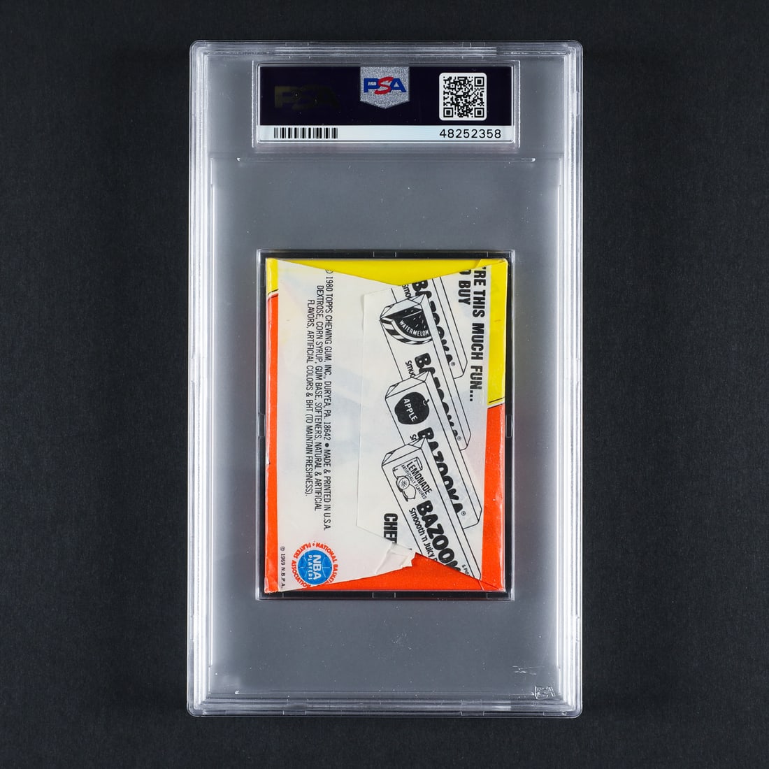 1980 Topps Basketball Wax Pack (PSA 7 NM) - 2