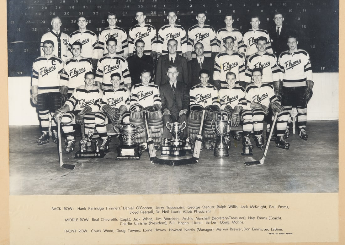 1950-1951 Barrie Flyers Memorial Cup Champions Framed Picture - 2