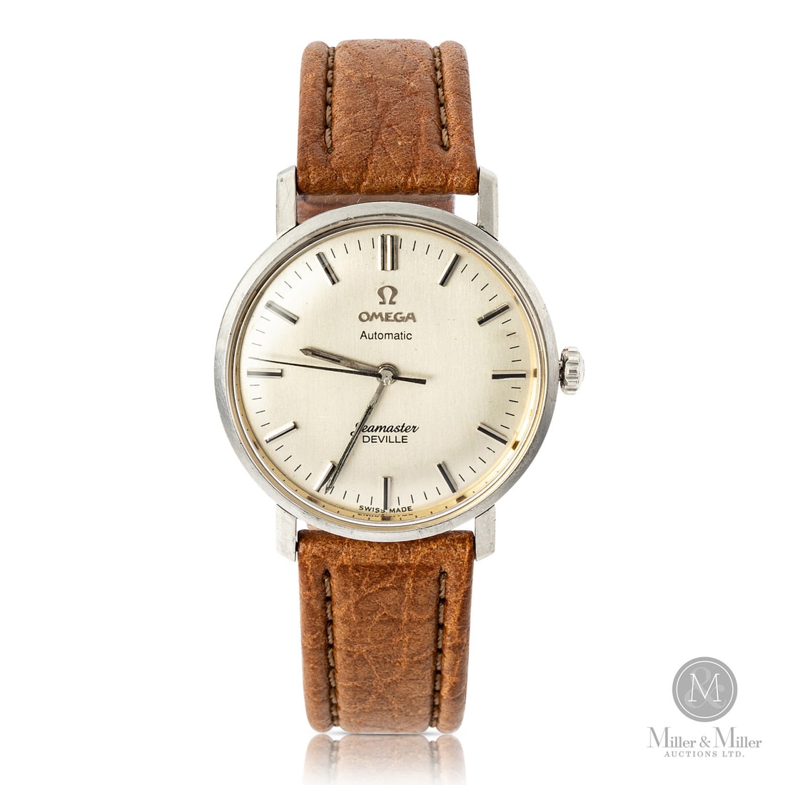 Omega, Seamaster Deville: Swiss. Stainless steel. This Omega Seamaster Deville represents the cross-section of the brand's legendary dive heritage and refined dress watch aesthetics. Housed in a proportioned stainless steel ca