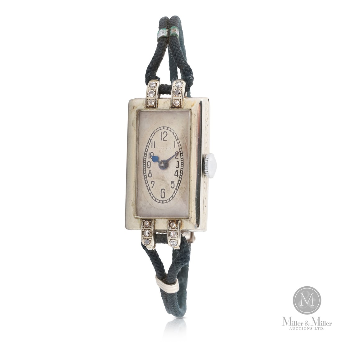 Rolex, 14K Art Deco "Cocktail" Watch: Swiss. 14K white gold. This 14k white gold wristwatch is a stunning specimen of the Art Deco movement of the 1920s and 1930s. The dial features period-correct Arabic numerals, paired with a sub-second