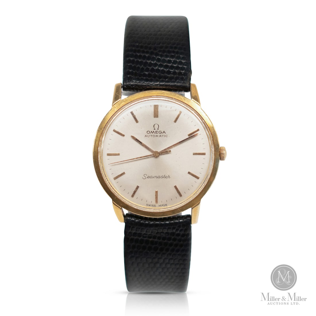 Omega, 18K Ref. 165007 Seamaster: Swiss. 18K yellow gold. This Seamaster Automatic is a refined survivor from the golden age of Swiss tool watches, offering a sophisticated take on Omega’s legendary maritime heritage. The 18k gold c