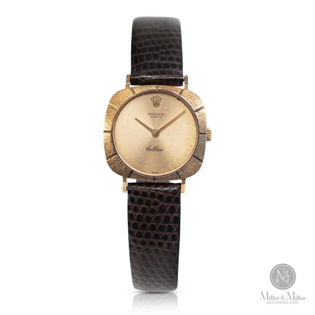Rolex, 18K Ref. 3878 Cellini: Swiss. 18K yellow gold. The Rolex Cellini is an example of minimalist luxury, stripping away the utilitarian Oyster shell to reveal the brand’s capacity for formal elegance. This ladies' reference f