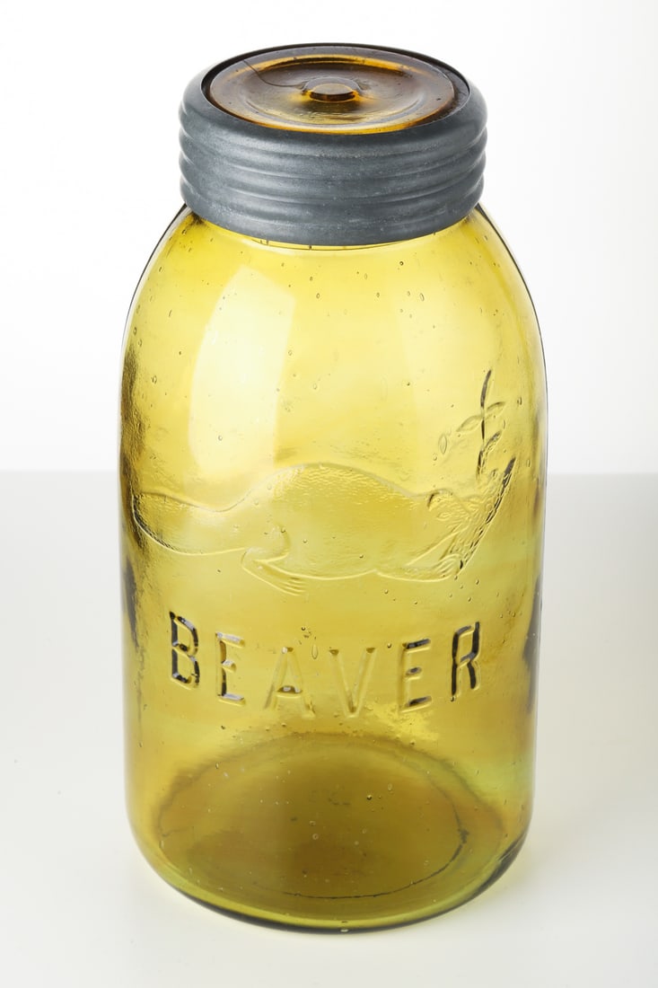 Yellow Olive Amber, Beaver 1/2 Gal - 2