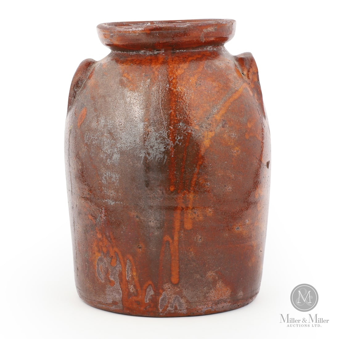 Aultsville, 3 Gal Cream Crock: Size 12" x 8 1/4" (diameter of base). Medium Earthenware.