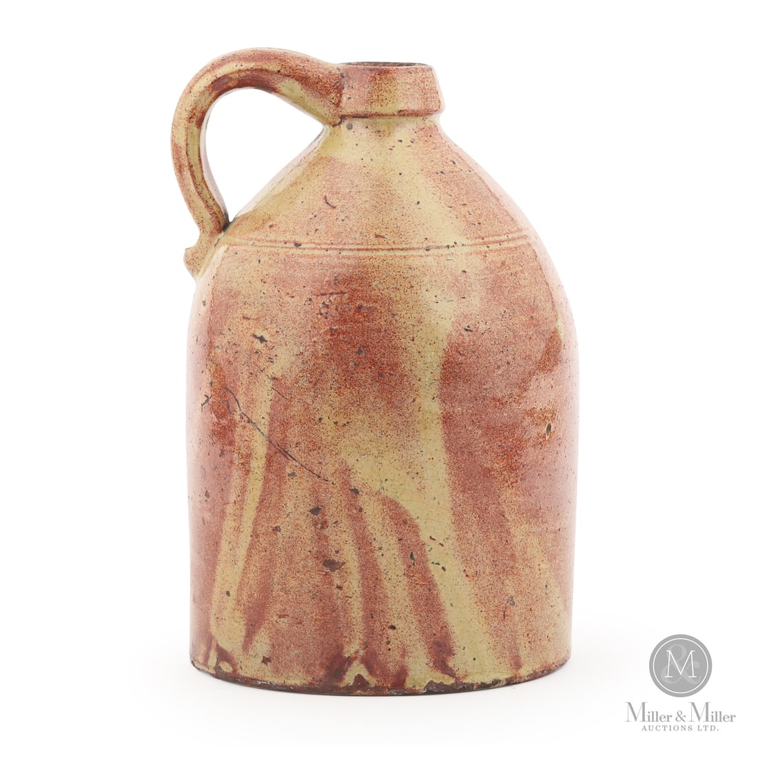 Ahrens, Paris, 1/2 Gal Jug: Size 9.75" x 5.5" (base diameter). Medium Earthenware.