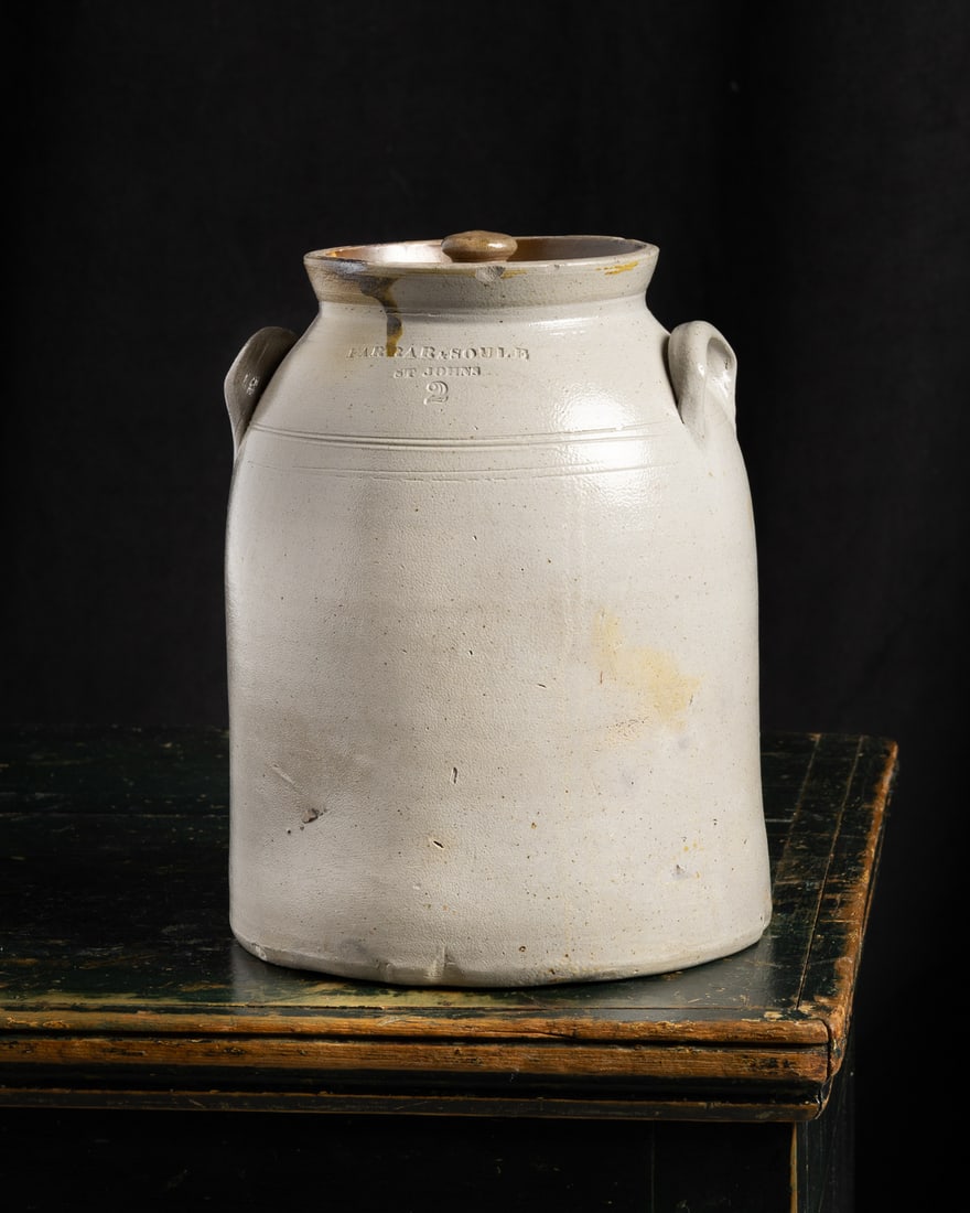 Farrar & Soule, St. Johns (Canada East), 2 Gal Cream Crock - 11