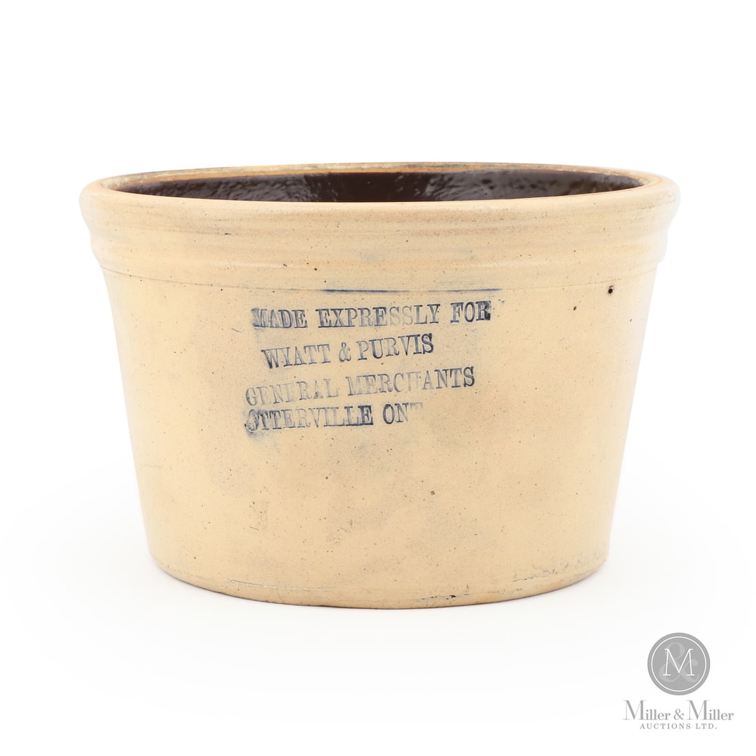 Wyatt & Purvis, Otterville Bowl: Size 6.25" x 7.5" base diameter. Medium Stoneware.