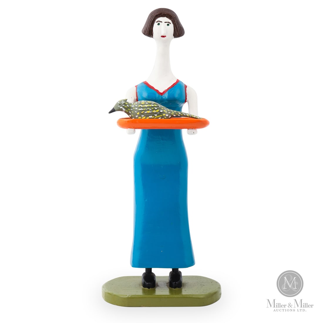 Leo Fournier Woman with Bird on Platter (1 of 9)