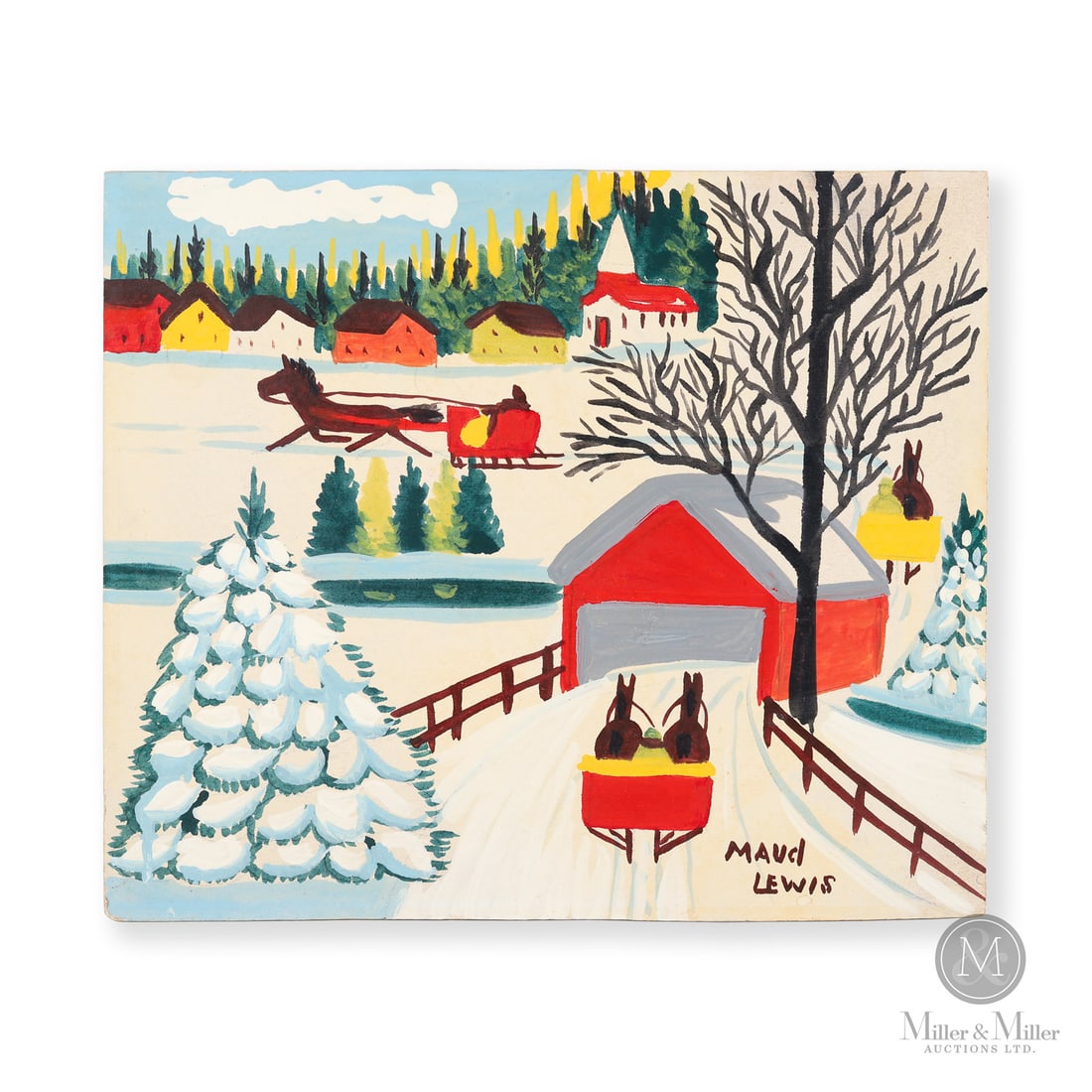 Maud Lewis Covered Bridge in Winter (1 of 7)