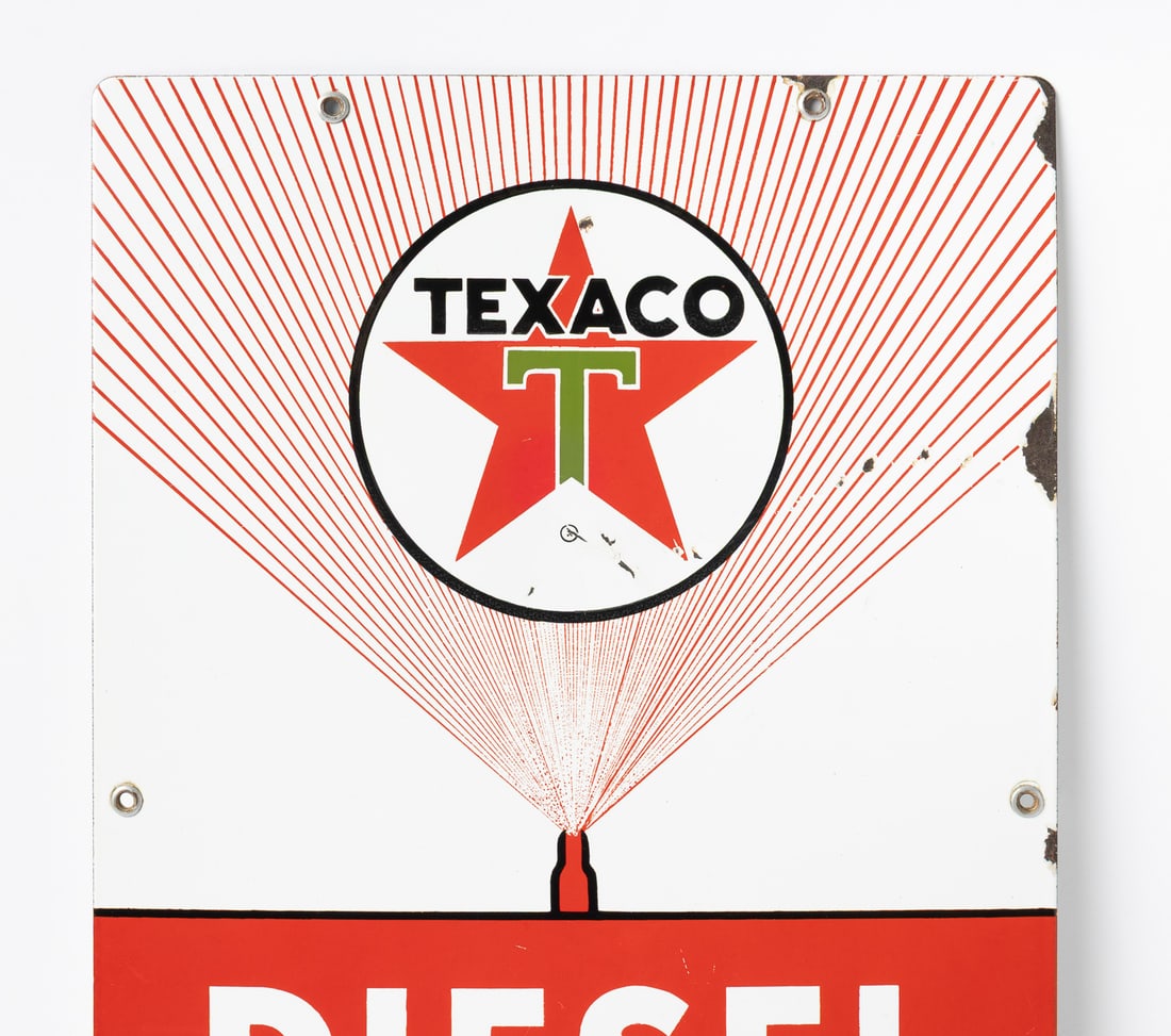 Texaco Diesel Chief Pump Sign - 2
