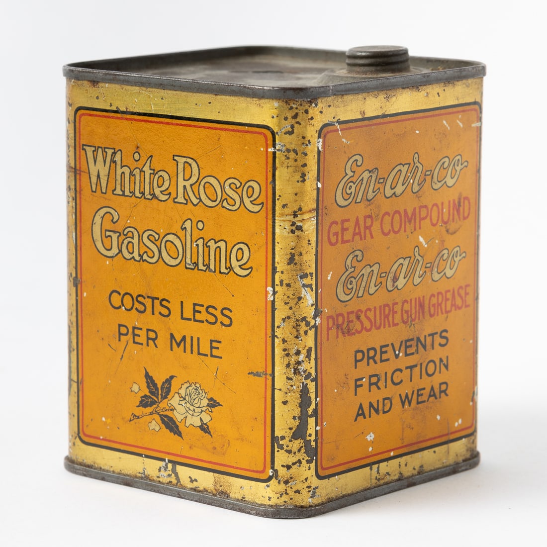 Enarco Motor Oil & White Rose Gasoline Slate Boy Coin Bank - 3