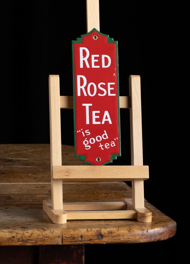 Red Rose Tea Door Push - 2