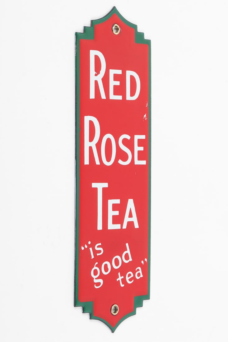 Red Rose Tea Door Push - 3