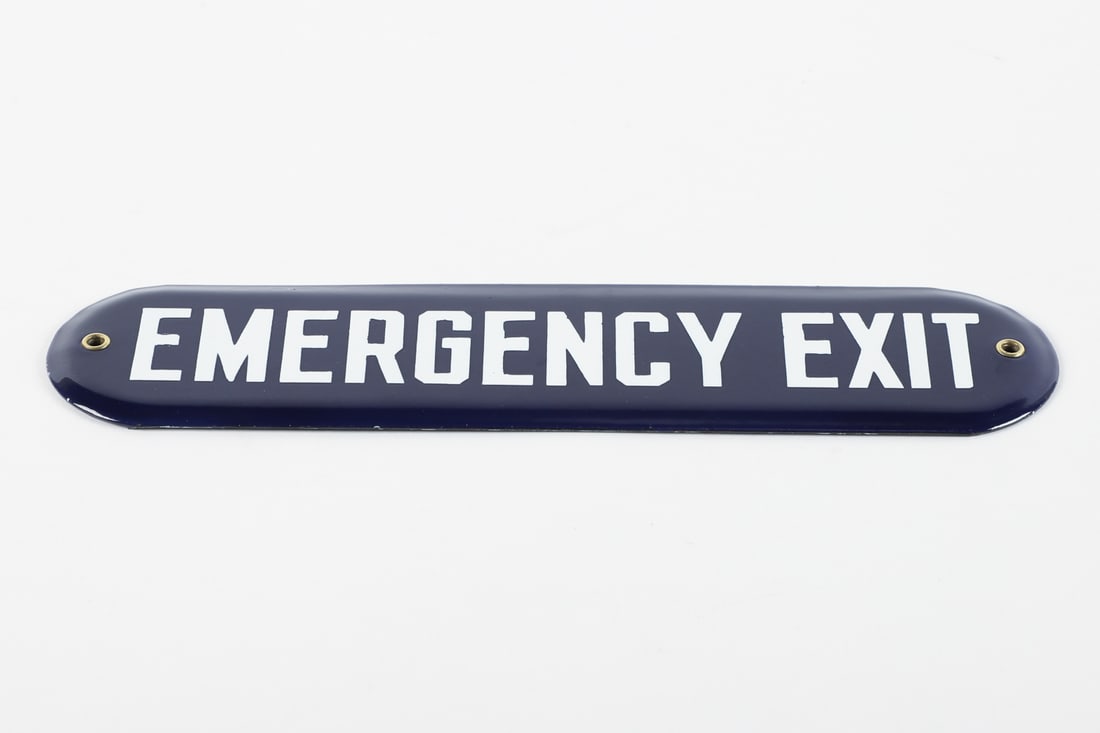 Emergency Exit Door Plaque - 6