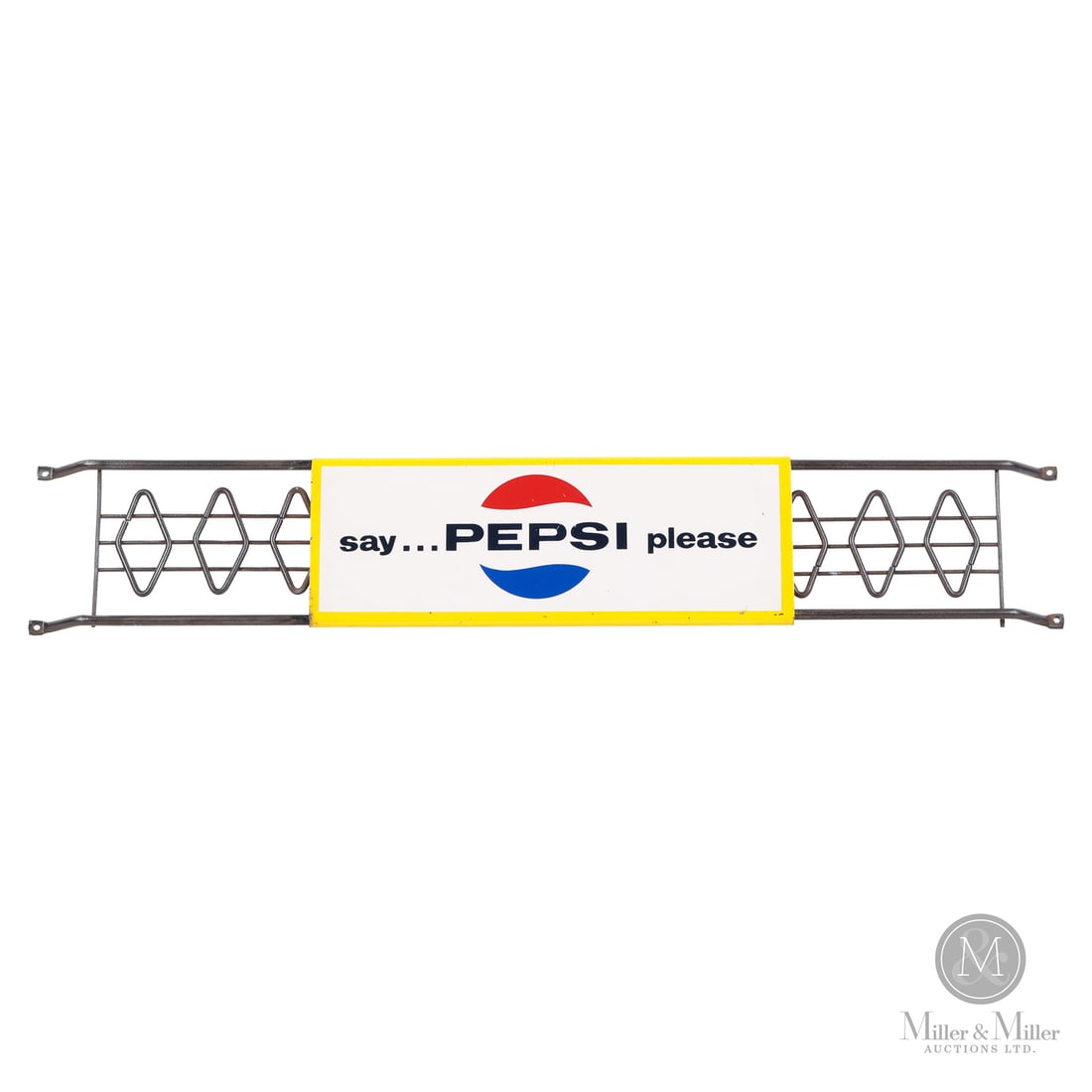 Pepsi-Cola "Say Pepsi Please" Push Bar (1 of 7)