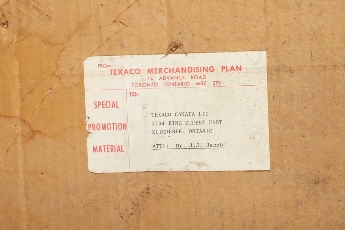 Texaco "Service With A Woman's Touch" Sign - 9