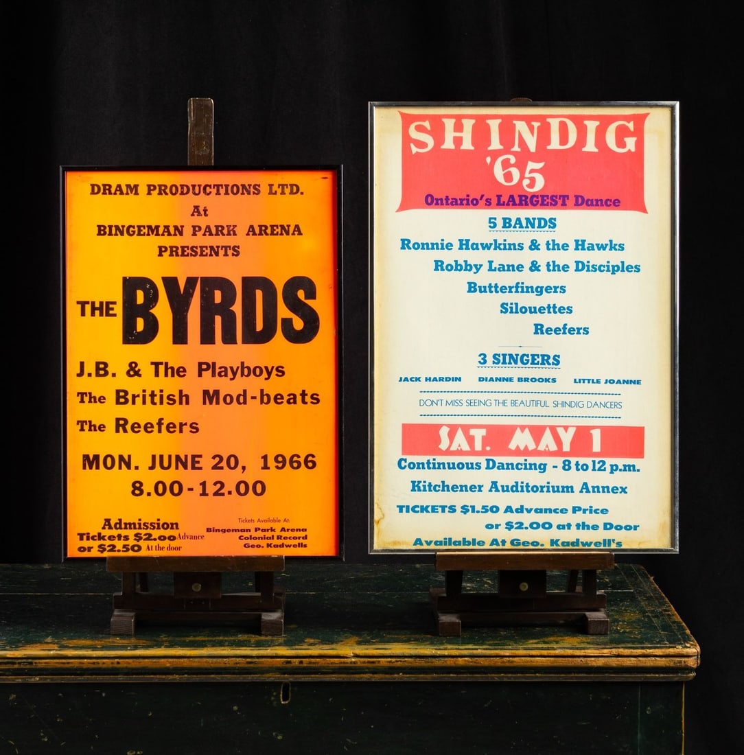 Shindig '65 and The Byrds Concert Posters - 2